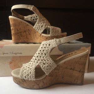 Crochet Wedge Heels